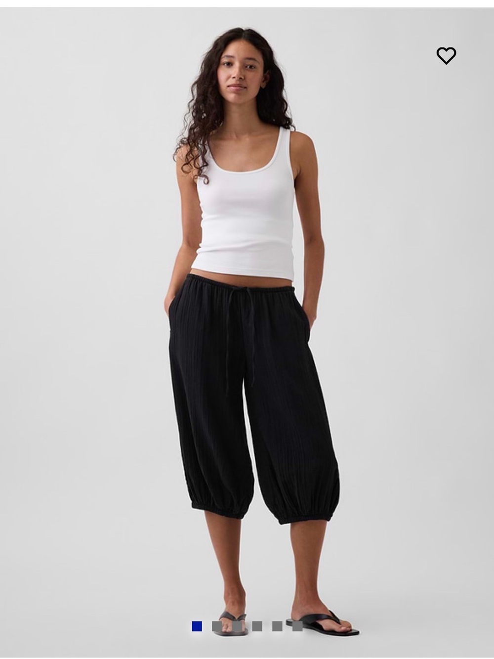 Gap Easy Cotton Culotte Pants